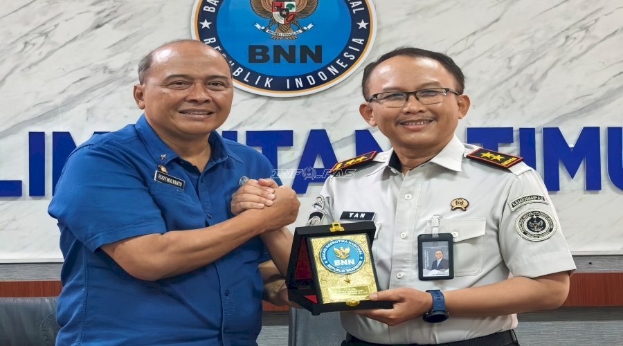 Kanwil Ditjenpas Kaltim Perkuat Sinergi dengan BNNP Kaltim, Dukung Pencegahan Peredaran Narkoba