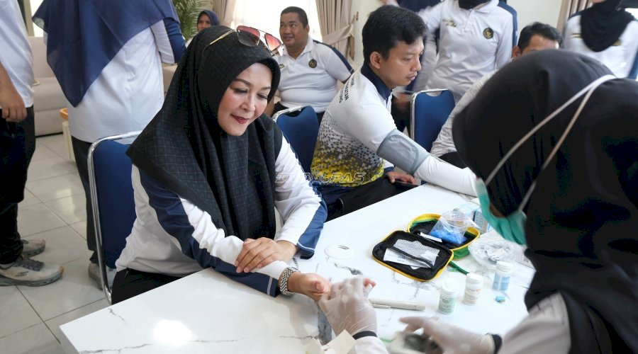 Wujudkan Pemasyarakatan Sehat, Kanwil Ditjenpas Kep. Babel Gelar Cek Kesehatan Gratis
