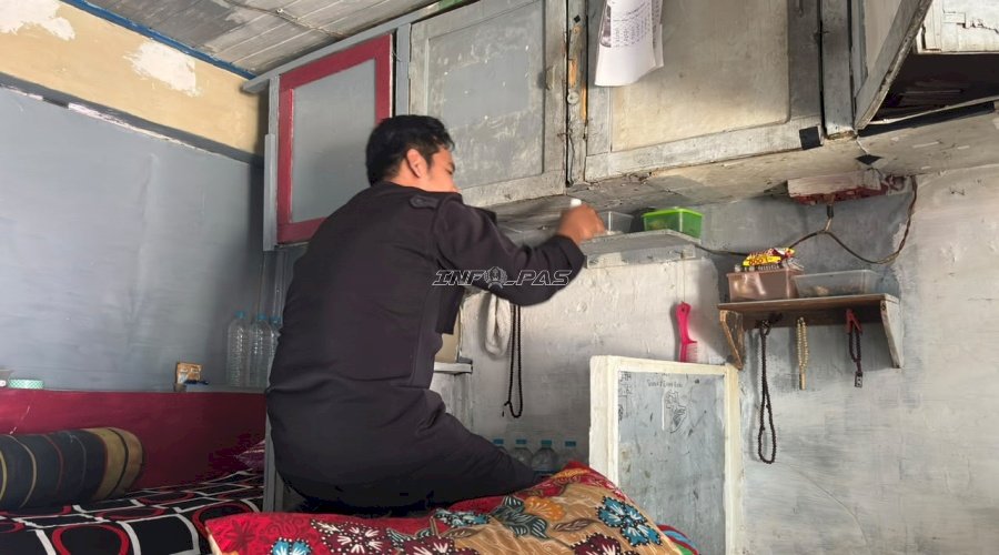 Cegah Potensi Gangguan Kamtib, Rutan Marabahan Razia Hunian secara Humanis