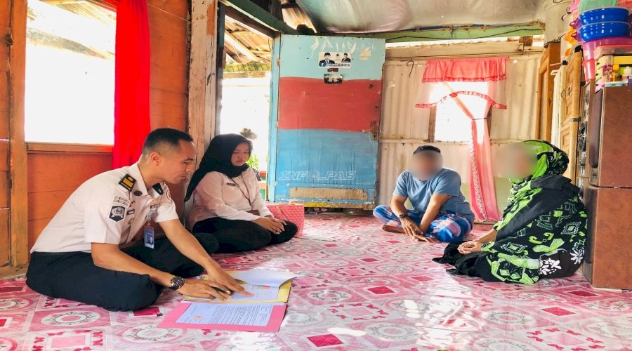 Seberangi Lautan, PK Bapas Tanjungpandan Gali Data Litmas Penjamin di Pulau Buku Limau