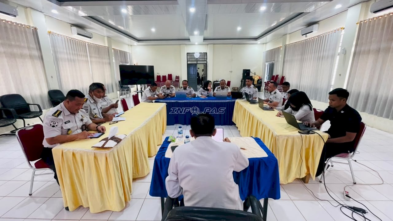 Kanwil Ditjenpas Sultra Verifikasi 35 Warga Binaan Calon Peserta Program Rehabilitasi dan Reedukasi