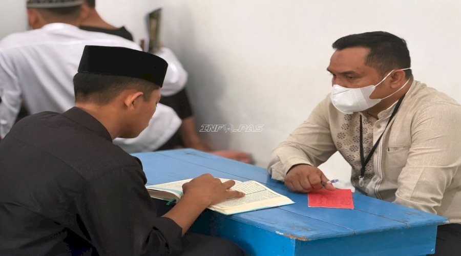 LPKA Palangka Raya Gandeng Kemenag Kota Palangka Raya Gelar Pengajian bagi Anak Binaan 