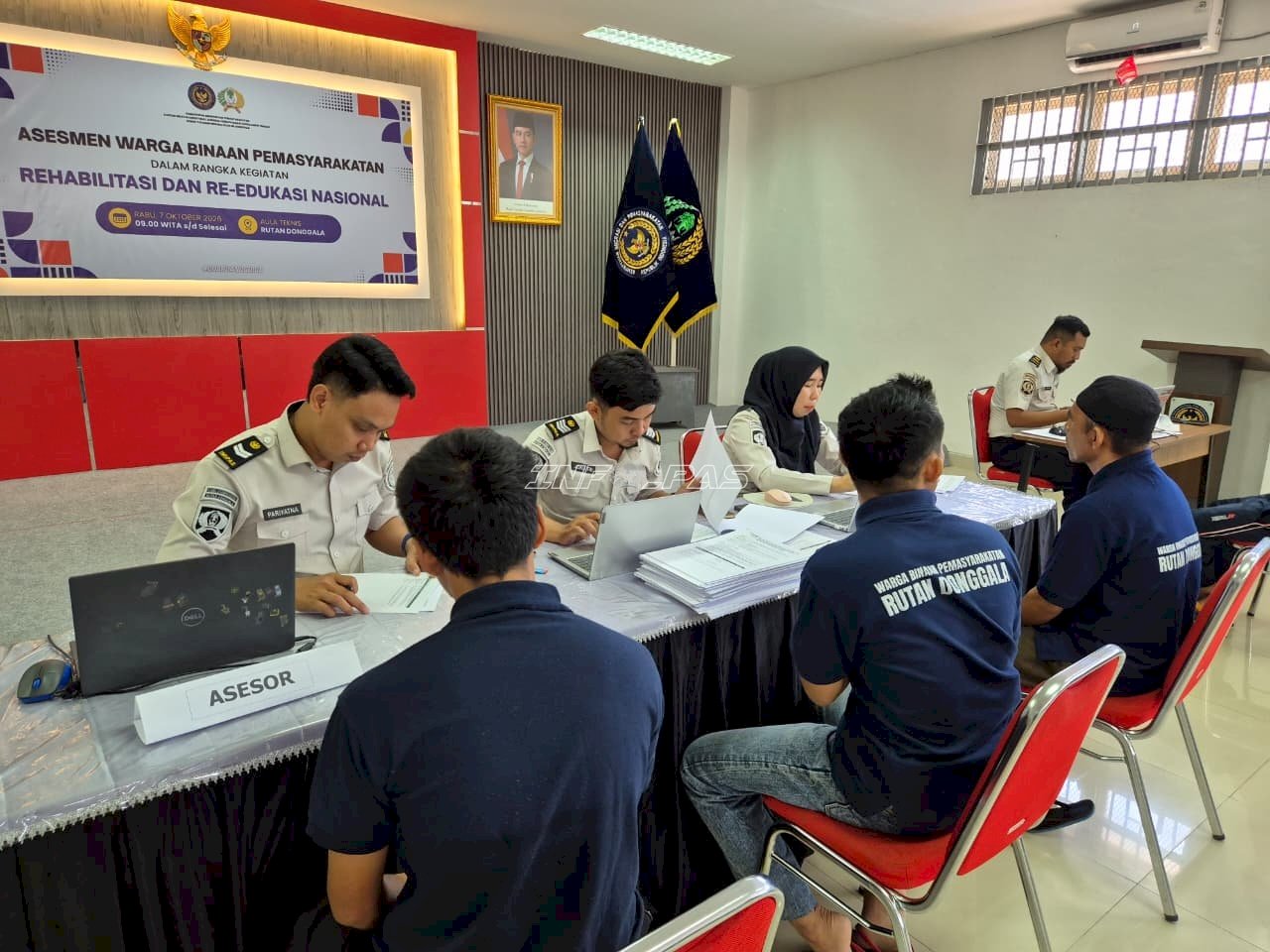Kanwil Ditjenpas Sulteng Asesmen Calon Peserta Rehabilitasi dan Reedukasi
