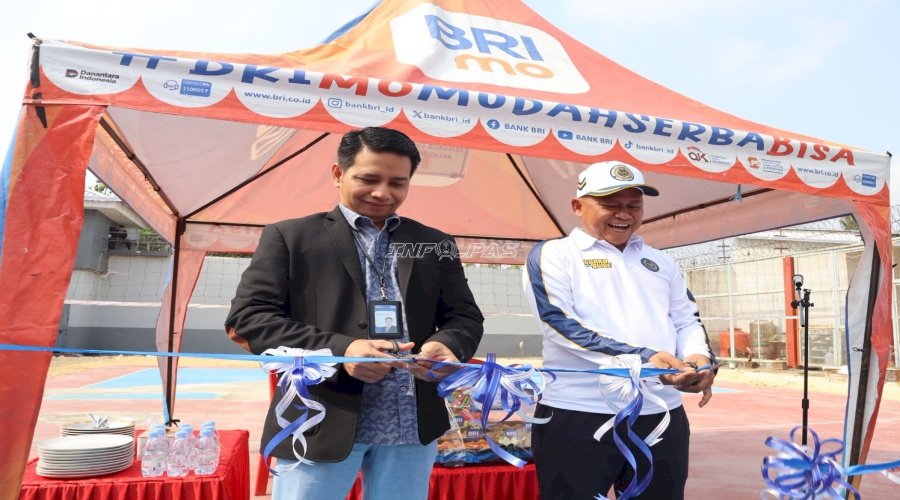 Lapas Bulukumba Resmikan Lapangan Voli, Perkuat Sinergi dengan BRI