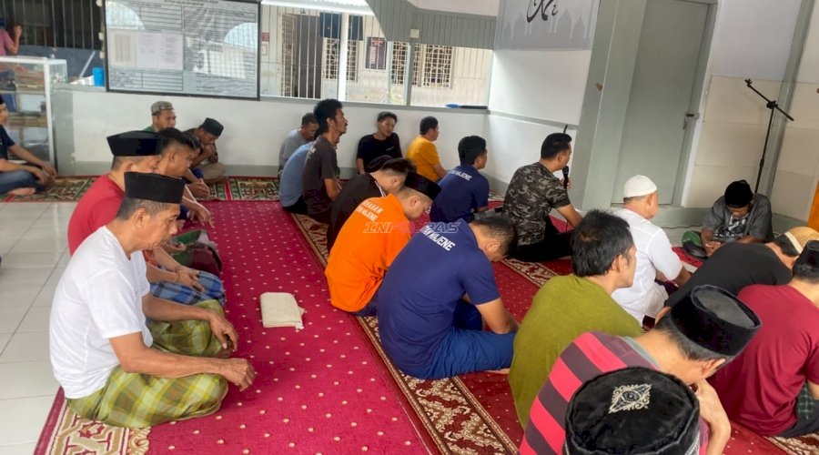 Perkuat Pembinaan Spiritual dan Kedekatan dengan Tuhan, Rutan Majene Kembali Gelar Zikir bersama Warga Binaan