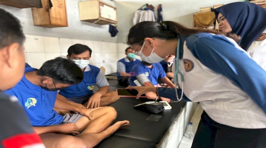 SAPA KASIH Rutan Rantau, Dokter Sambangi Warga Binaan di Blok Hunian