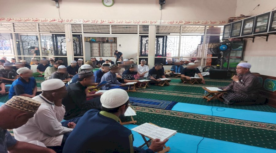 Lewat Lantunan Burdah, Lapas Amuntai Perkuat Pembinaan Spiritual Warga Binaan