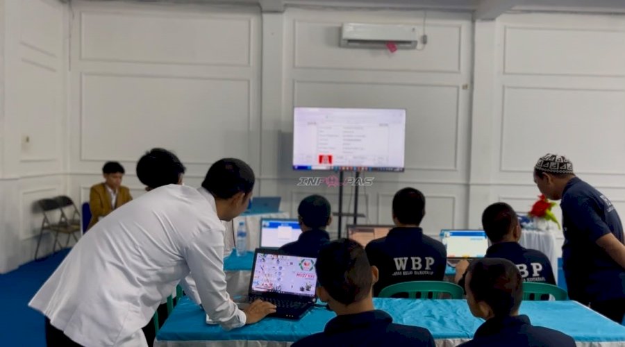 Tingkatkan Kesiapan Akademik, Lapas Kotabaru Gelar Simulasi Ujian TKA Paket C bagi Warga Binaan