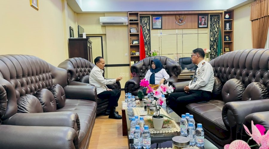 Kakanwil Ditjenpas Sultra Temui Ketua Pengadilan Tinggi Sultra, Bahas Penguatan Pidana Kerja Sosial