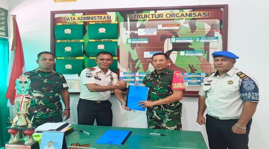 Lapas Bandanaira dan Koramil 1502-01/Banda Sepakati PKS Perkuat Sinergi Pengamanan