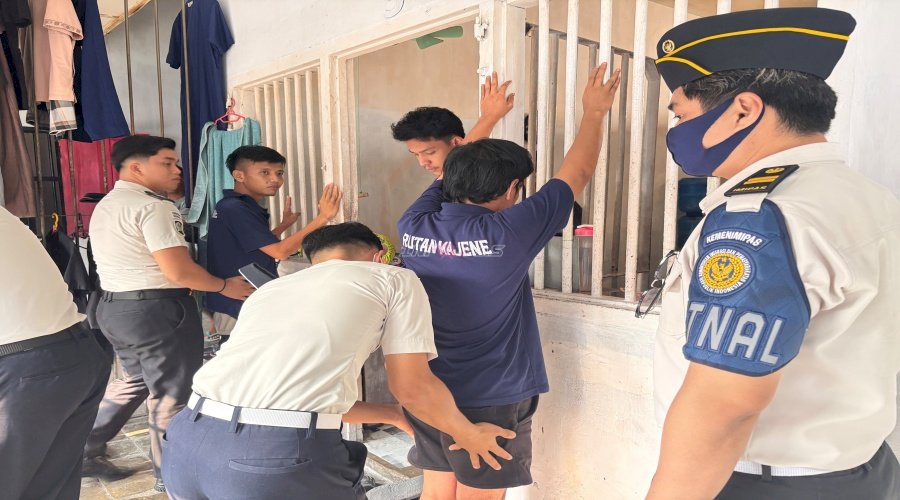 Sisir Hunian, Rutan Majene Tegaskan Komitmen Jaga Kondusivitas