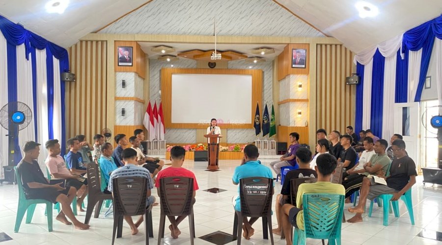 Warga Binaan Lapas Kolonodale Tata Hati di Balik Jeruji lewat Ibadah Doa Hening
