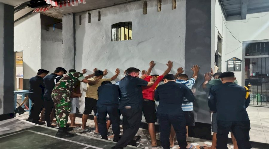 Sapu Bersih Celah Kerawanan, Lapas Wahai dan Koramil 1502-05/Wahai Pastikan Blok Hunian Zero Halinar