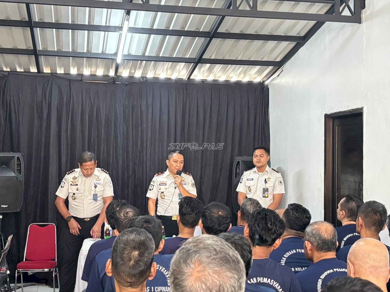 Perkuat Pembinaan dan Keamanan, Kalapas Cipinang Gelar Dialog Langsung dengan 147 Warga Binaan Pidana Tinggi
