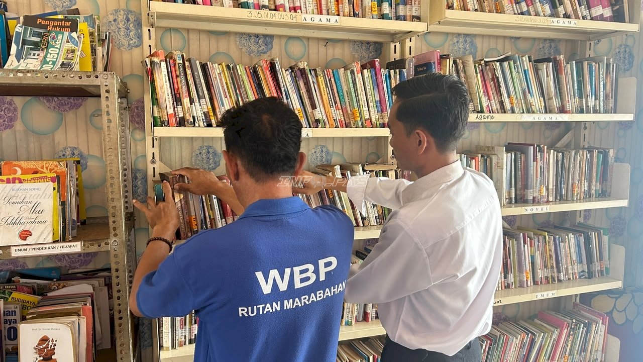 Lewat Perpustakaan, Rutan Marabahan Asah Pemahaman dan Kepercayaan Diri Warga Binaan
