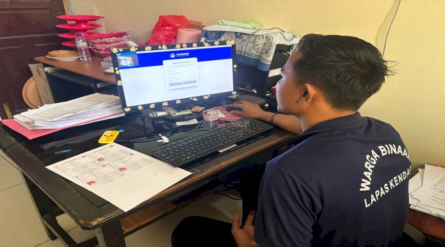 Persiapkan Warga Binaan Hadapi Evaluasi Akademik, Lapas Kendari Gelar Simulasi TPA Paket C