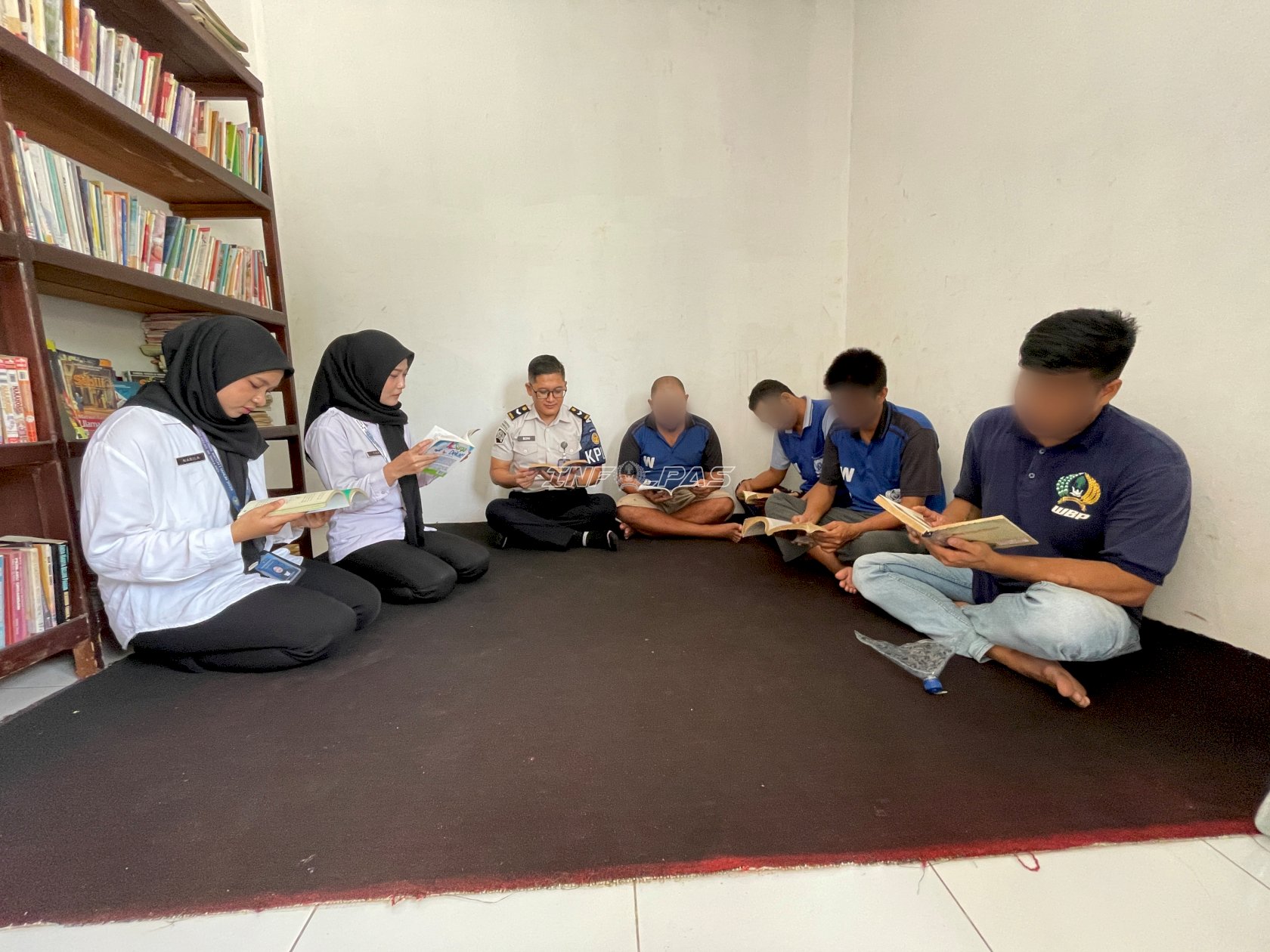 Pilih Buku Sesuai Minat, Warga Binaan Lapas Tanjung Pupuk Minat Baca