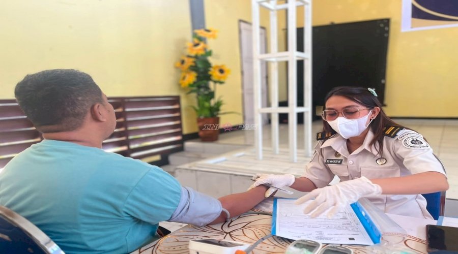 Tim Medis Lapas Tual Gelar Pemeriksaan Kesehatan Berkala bagi Warga Binaan