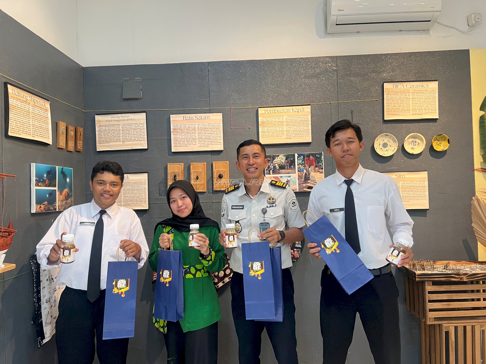 Madu AOK BE Masuk Galeri UMKM, Lapas Tanjungpandan Buka Akses Pasar Produk Warga Binaan