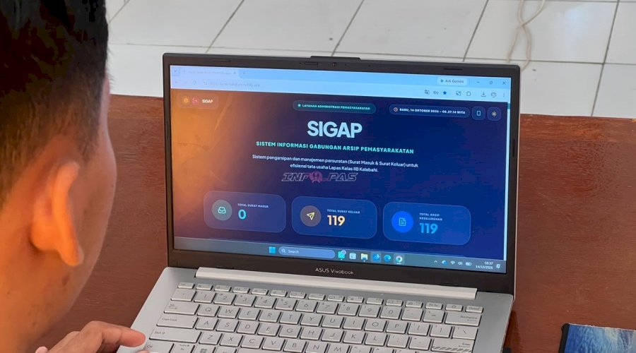 Wujudkan Tertib Administrasi, Lapas Kalabahi Luncurkan Inovasi SIGAP