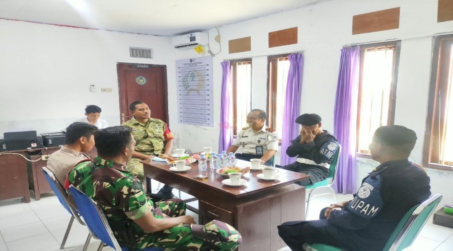 Perkuat Sinergi Kamtib, Lapas Geser Bangun Koordinasi Responsif bersama TNI-Polri 