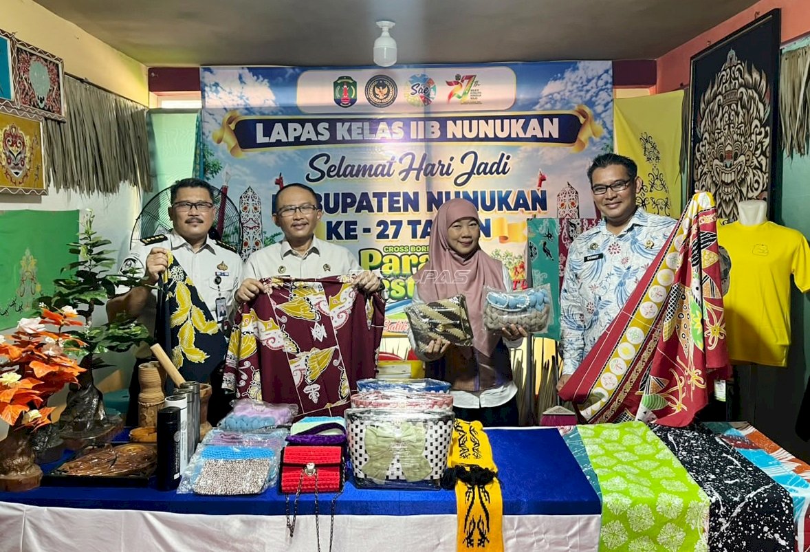 Kakanwil Ditjenpas Kaltim Dukung Pemasaran Produk Warga Binaan Lapas Nunukan di Paras Fest 2026
