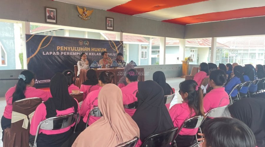 Lapas Perempuan Palu bersama Peradi Kota Palu Gelar Penyuluhan Hukum bagi Warga Binaan