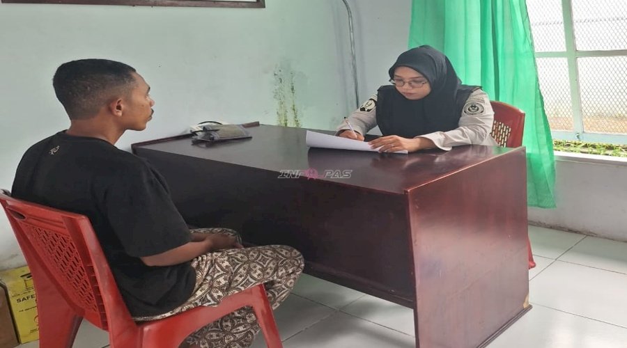 Lapas Piru Periksa Kesehatan dan Skrining Empat Tahanan Baru