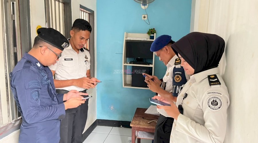 Antisipasi Modus Penipuan, Lapas Wahai Periksa Ketat Wartelsuspas
