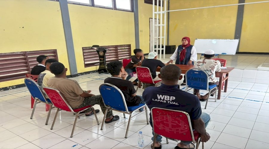Lapas Tual Gelar Pendidikan Kesetaraan, Bentuk Karakter Warga Binaan lewat Pembelajaran PPKn