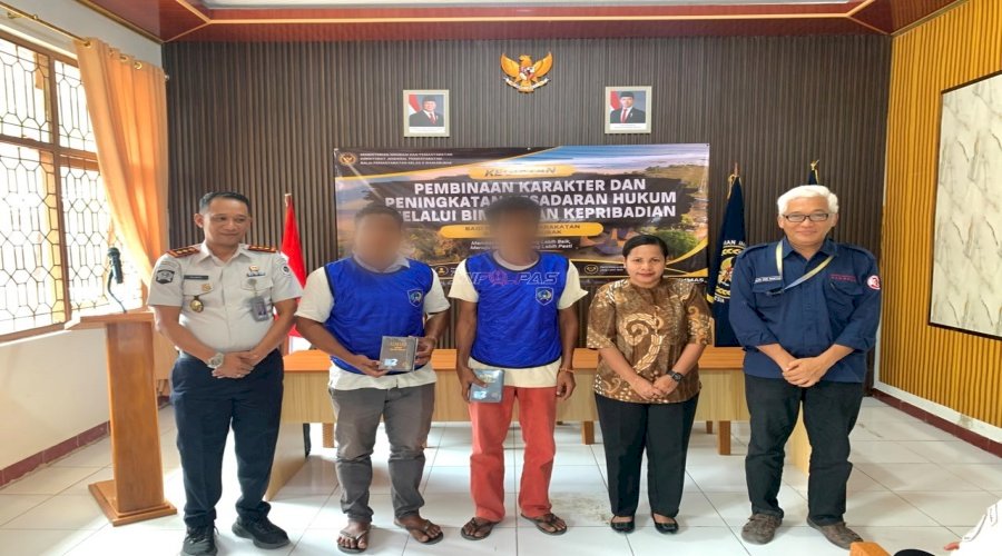 Bapas Waikabubak Gelar Pembimbingan Kepribadian Klien bersama Kemenag Sumba Barat dan LBH Sarneli