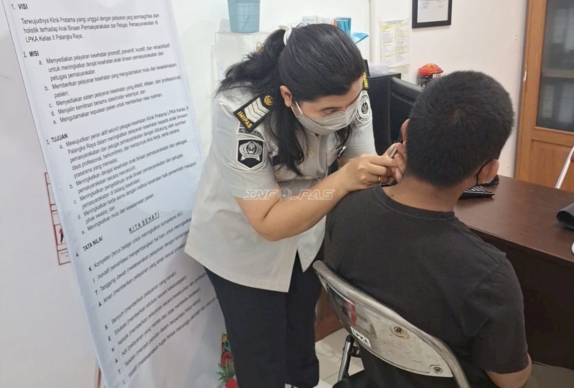 LPKA Palangka Raya Pantau Kesehatan Anak Binaan untuk Dukung Pembinaan