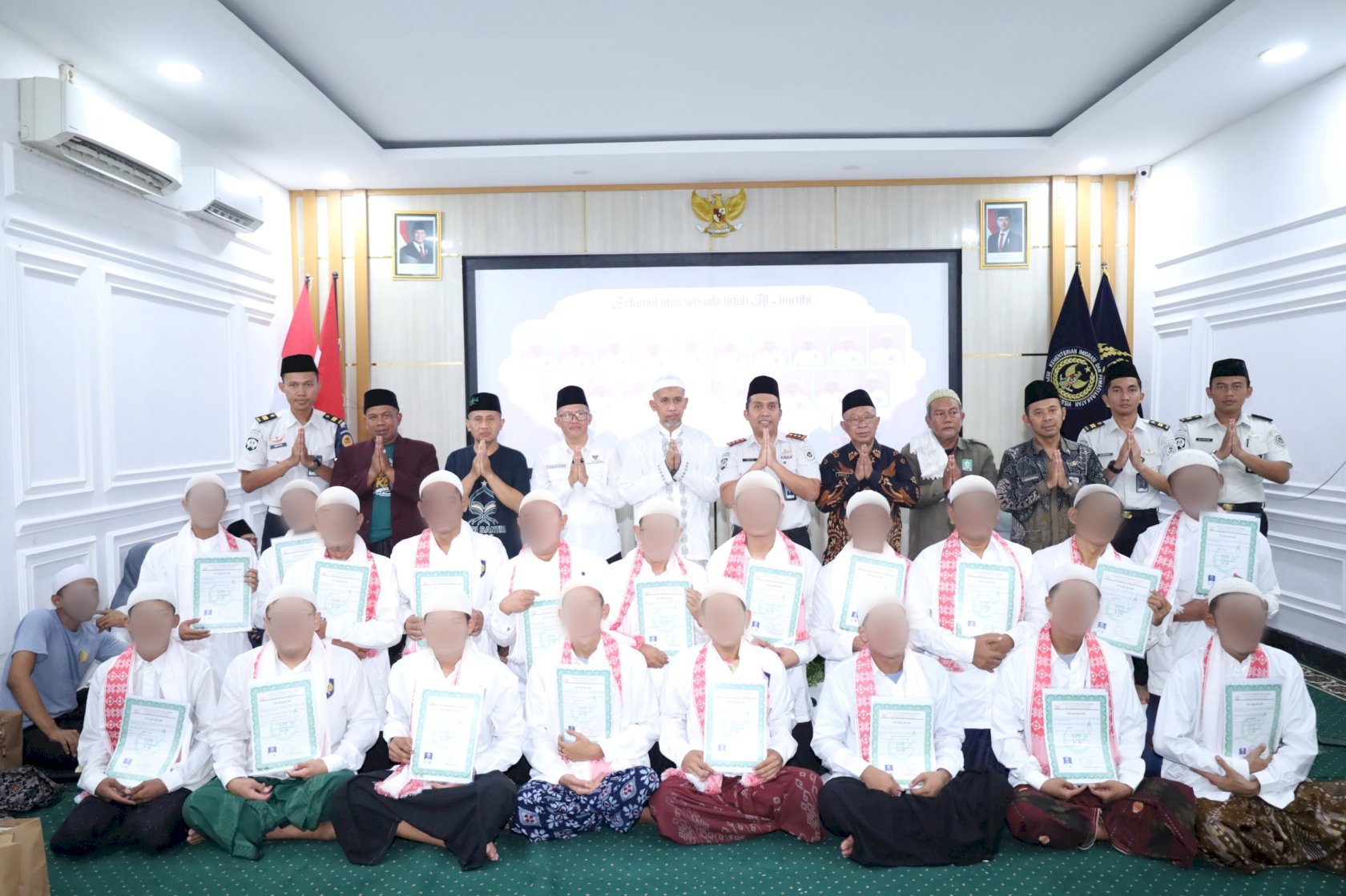 Lapas Mojokerto Wisuda 20 Santri Warga Binaan Angkatan III Kitab Al-Imrithi
