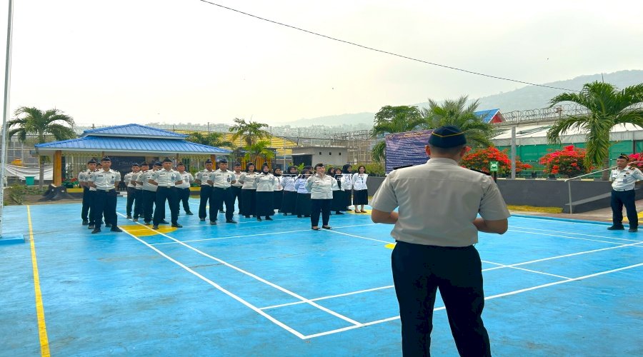 Cegah ISPA Akibat Kabut Asap, Lapas Luwuk Gelar Edukasi Kesehatan kepada Petugas