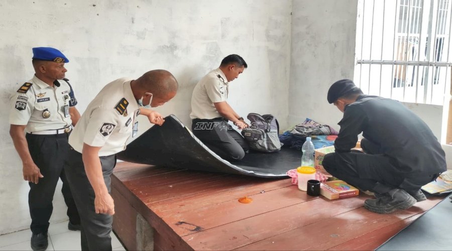 Ciptakan Hunian Aman dan Tertib, Lapas Geser Gelar Razia Insidentil 