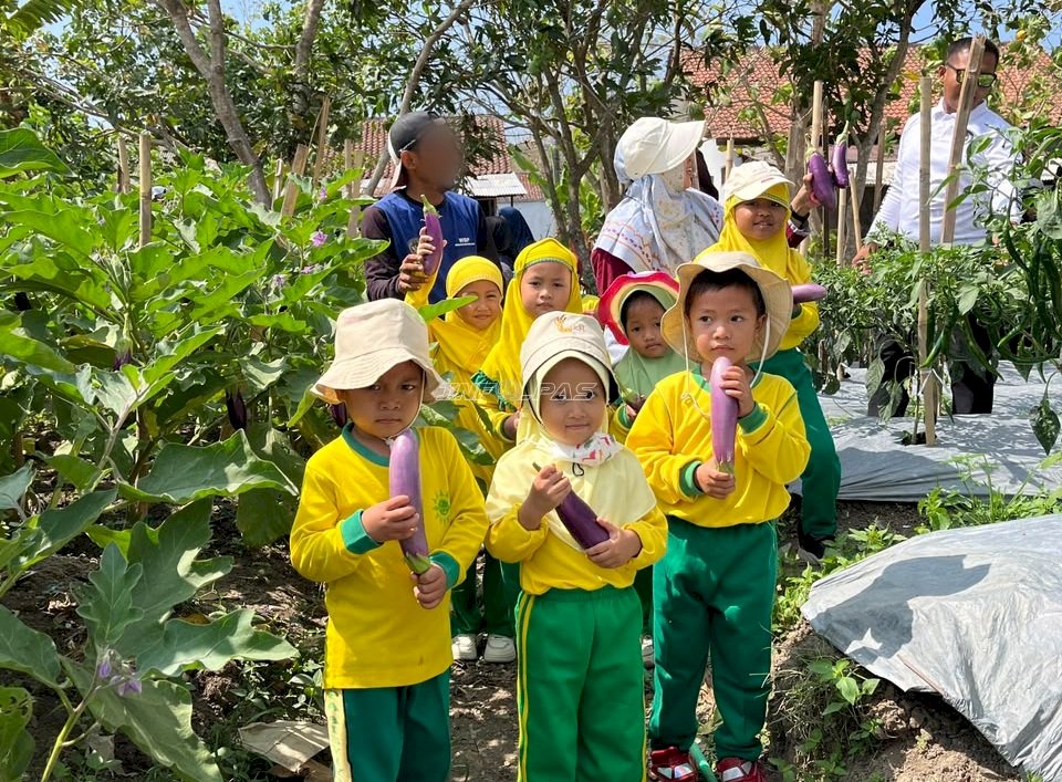 Kenalkan Ketahanan Pangan, Lapas Kembang Kuning Jadi Ruang Belajar Anak PAUD