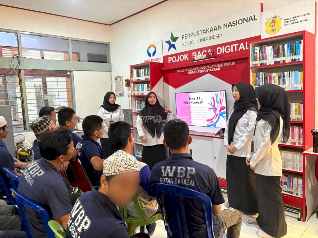 Cegah Penyakit Tidak Menular, Rutan Barabai Gelar Penyuluhan Hipertensi
