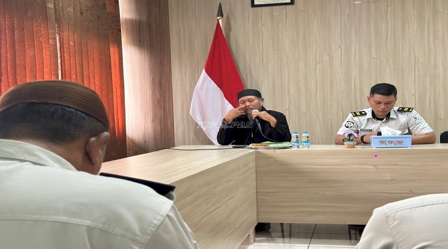 Majelis Taklim At-Taubah Bapas Ambon Gelar Tausiah, Perkuat Fondasi Spiritual Petugas