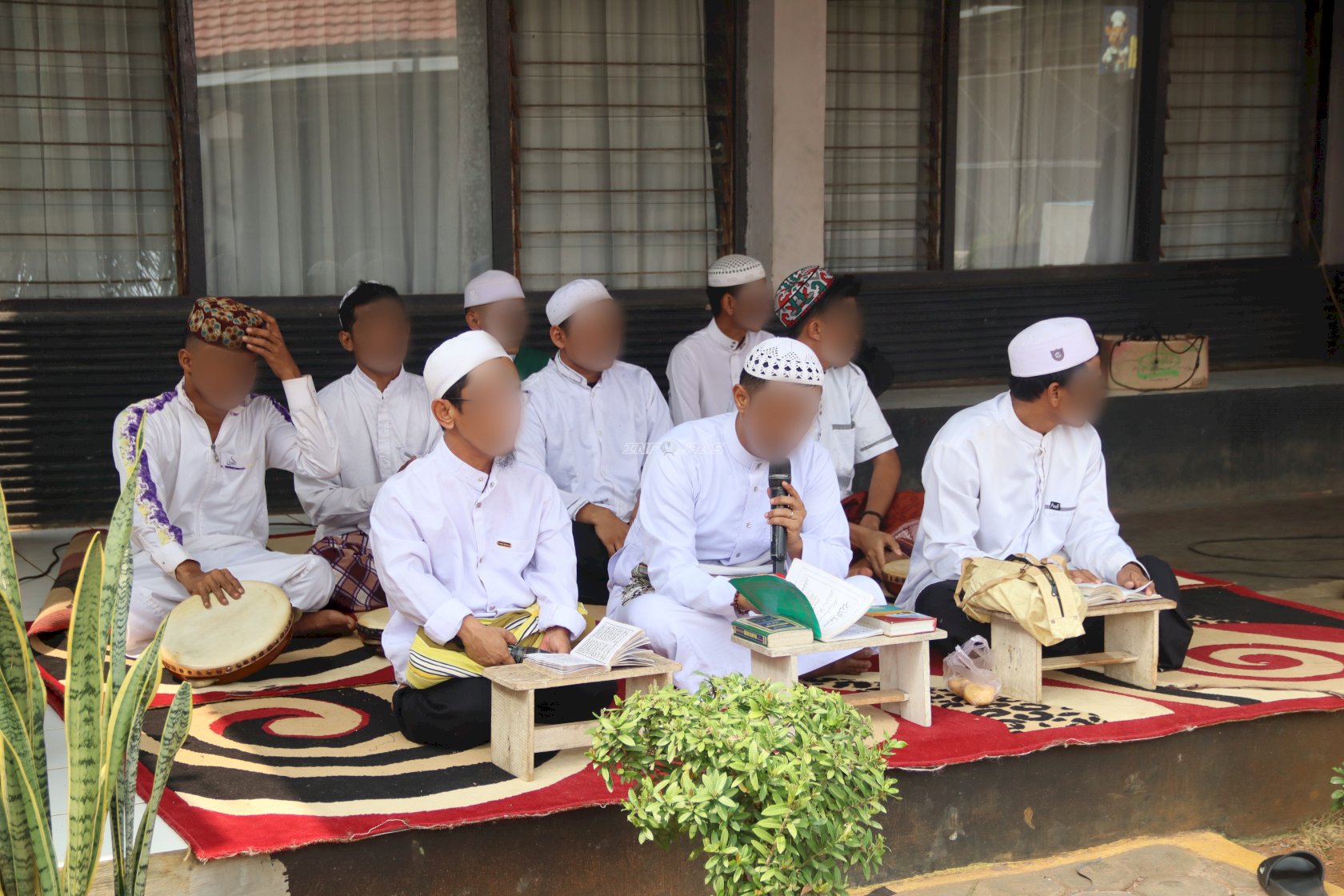 Selawat Menggema di Ruang Kunjungan, Habsyi Warga Binaan Rutan Pelaihari Hadirkan Suasana Religius