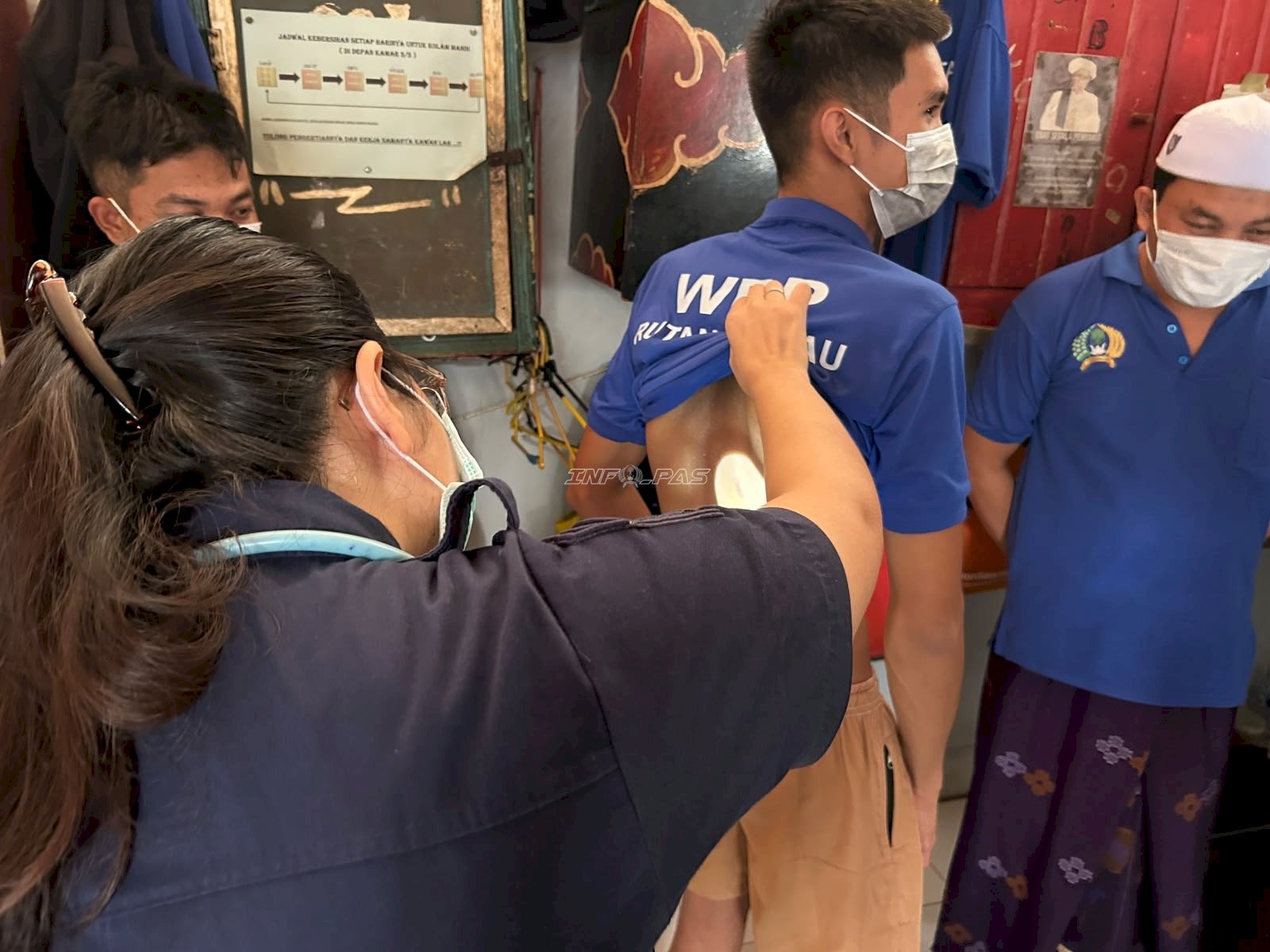Tak Menunggu Keluhan, Rutan Rantau Jemput Bola Periksa Kesehatan Warga Binaan