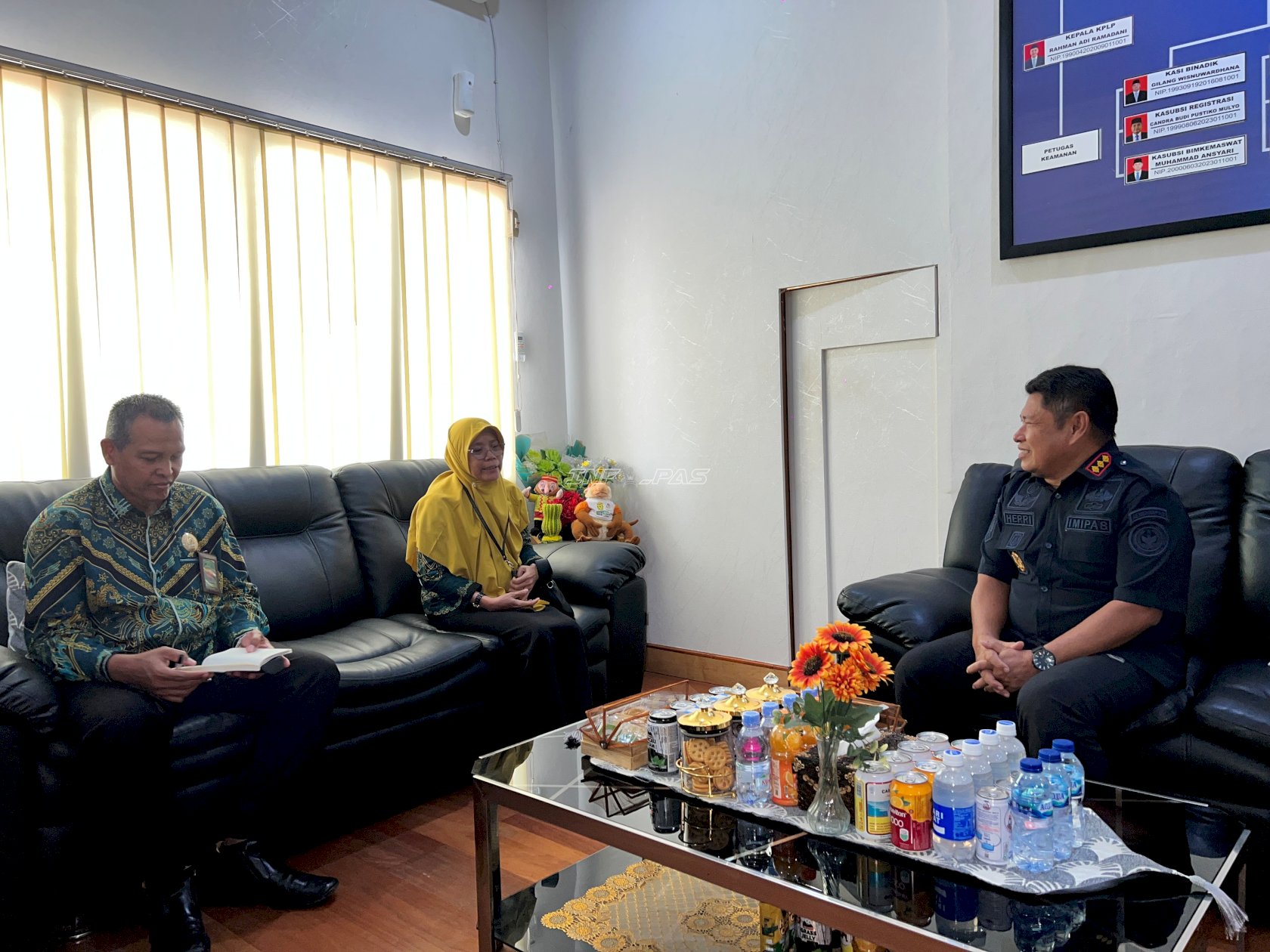 Lapas Banjarmasin Terima Kunjungan Ketua PN, Bahas Dukungan Persidangan Daring