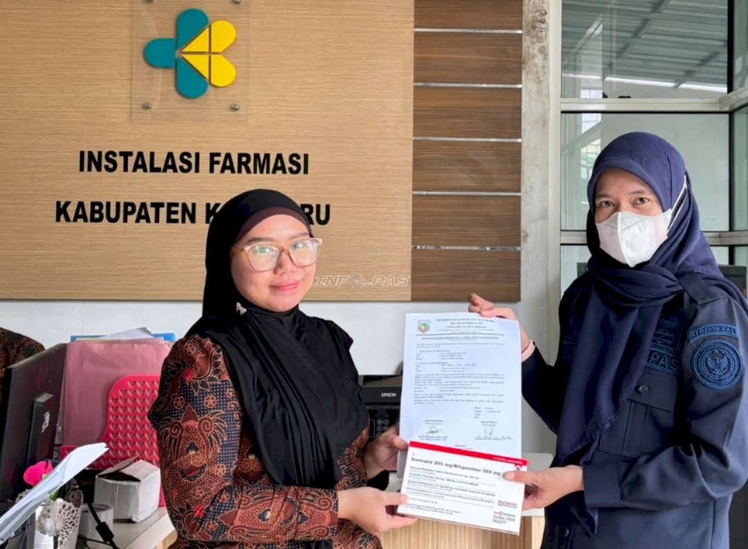 Lapas Kotabaru Terima Bantuan Obat TPT untuk Dukung Pencegahan Tuberkulosis