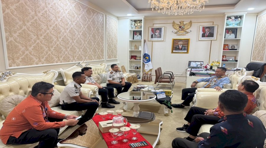Perkuat Sinergi dengan Pemda, Karutan Kendari Koordinasi dengan Sekda Kota Kendari