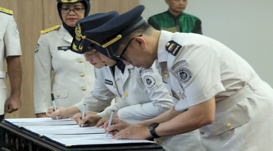 Perkuat Profesionalisme dan Integritas ASN, Kakanwil Ditjenpas DK Jakarta Lantik Pejabat Nonmanejerial