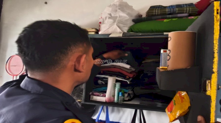 Lapas Piru Gelar Razia Rutin, Perkuat Deteksi Dini Gangguan Kamtib
