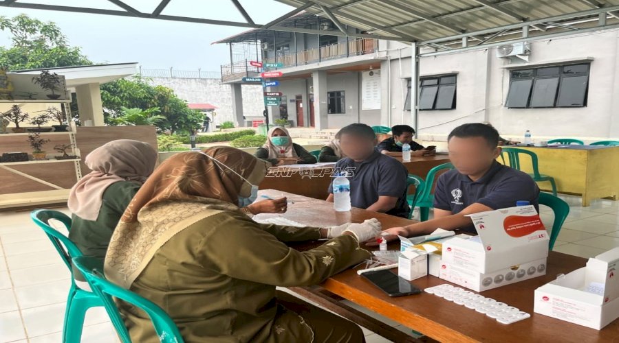 Gelar Skrining HIV, Lapas Dharmasraya Perkuat Deteksi Dini Kesehatan Warga Binaan