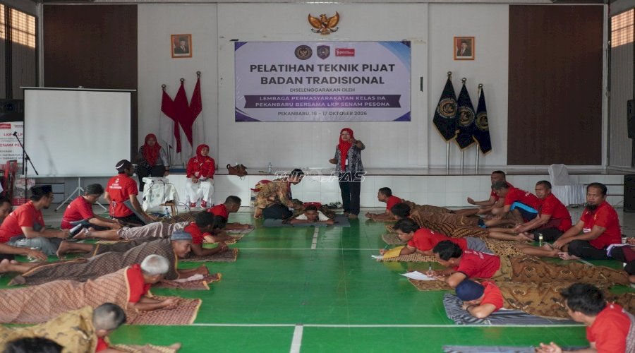 Lapas Pekanbaru Bekali Warga Binaan dengan Pelatihan Teknik Pijat Tradisional