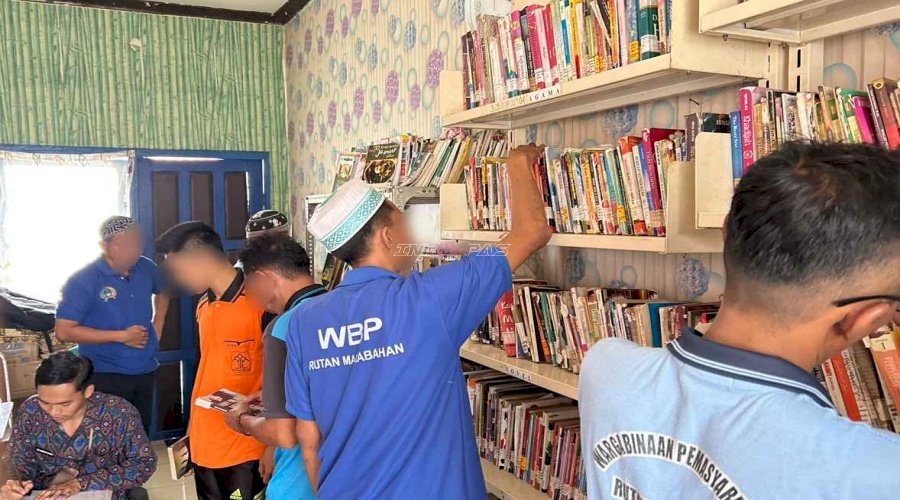 Perluas Wawasan lewat Bacaan, Rutan Marabahan Dorong Warga Binaan Aktif Berliterasi