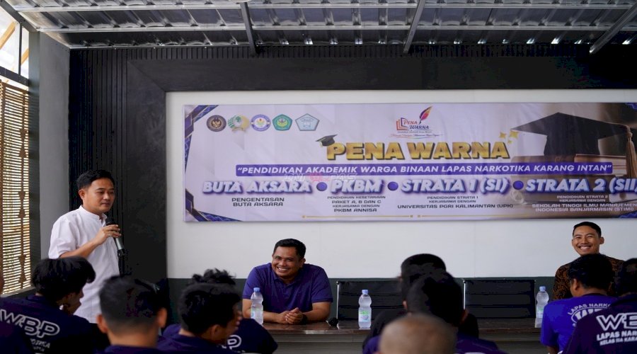 Lapas Narkotika Karang Intan Sambut Dukungan Pendidikan Warga Binaan dari PN Martapura 