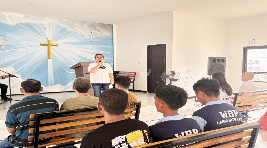 Sinergi Lapas Batulicin dan GMS Batulicin Hadirkan Sukacita lewat Bingkisan Buah